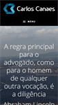 Mobile Screenshot of carloscanaes.pt