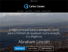Tablet Screenshot of carloscanaes.pt